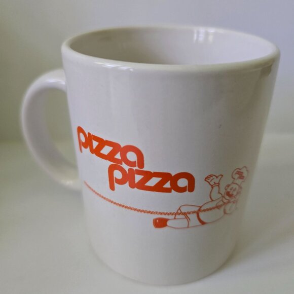 Pizza Pizza White Ceramic Coffee Mug With The Pizza Guy - Picture 7 of 16